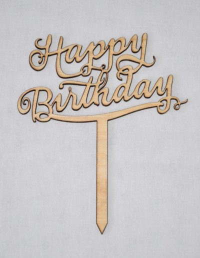 Happy Birthday Cake Topper