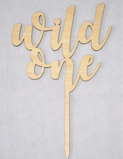 Wild One Cake Topper